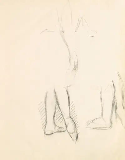Figure Studies 13 av Edgar Degas
