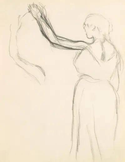 Figure Studies 16 av Edgar Degas