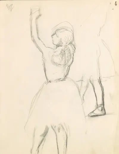 Figure Studies 4 av Edgar Degas