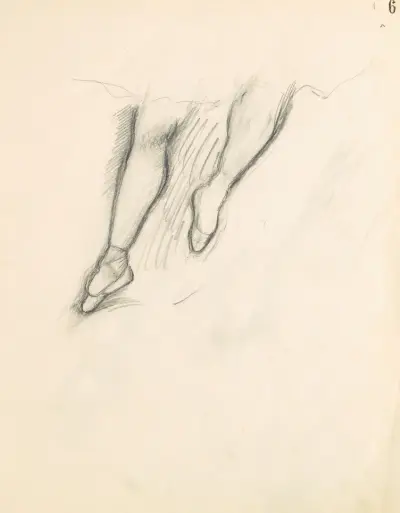 Figure Studies 7 av Edgar Degas