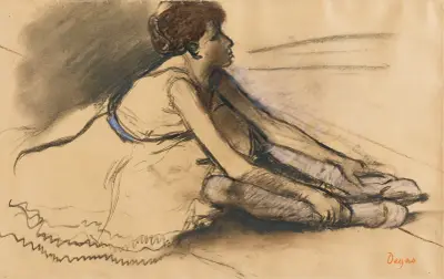 Le Repos De La Danseuse av Edgar Degas