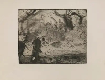 On Stage III av Edgar Degas