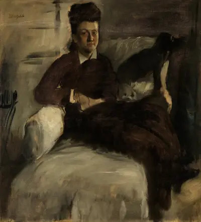Portrait of Madame Jeantaud av Edgar Degas