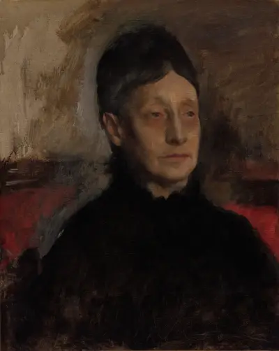 Stefanina Primicile Carafa, Marchioness of Cicerale and Duchess of Montejasi av Edgar Degas