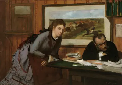 Sulking av Edgar Degas