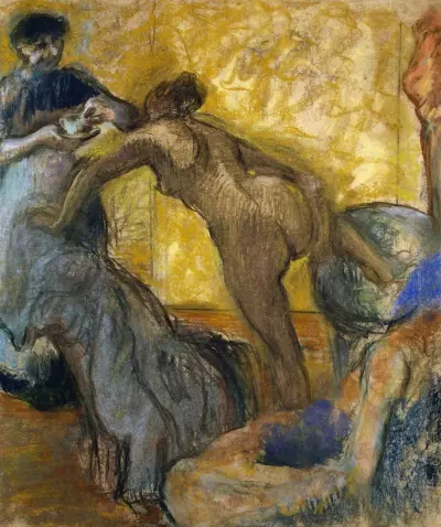The Cup of Hot Chocolate av Edgar Degas