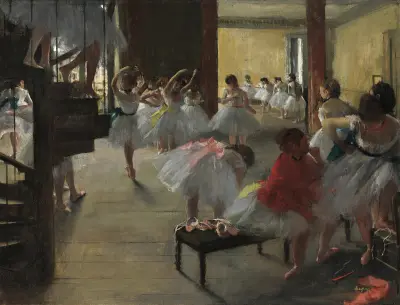 The Dance Class, 1873 av Edgar Degas