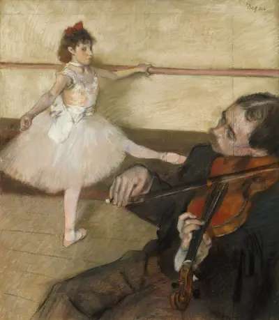 The Dance Lesson av Edgar Degas
