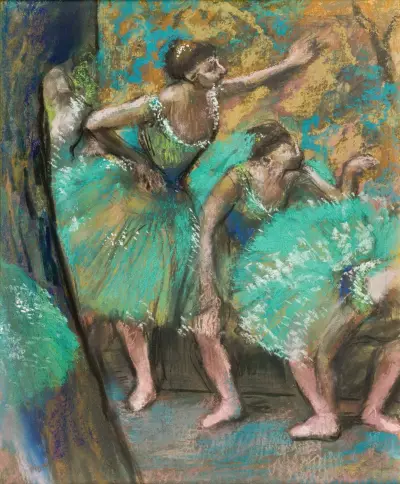 The Dancers av Edgar Degas
