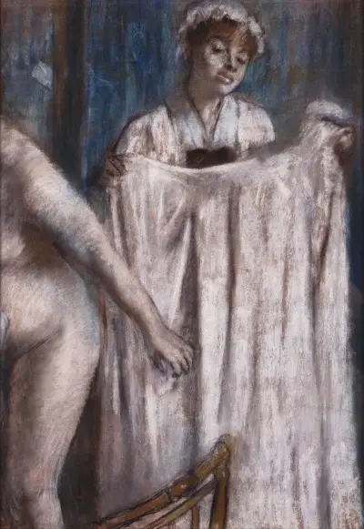 Toilette after the Bath av Edgar Degas