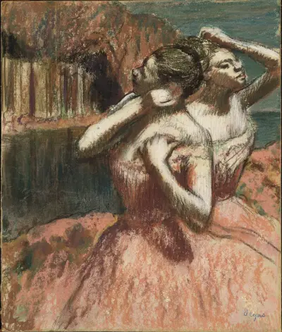 Two Dancers – nr 1 av Edgar Degas