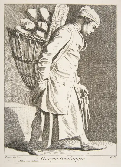 Baker Boy av Edmé Bouchardon