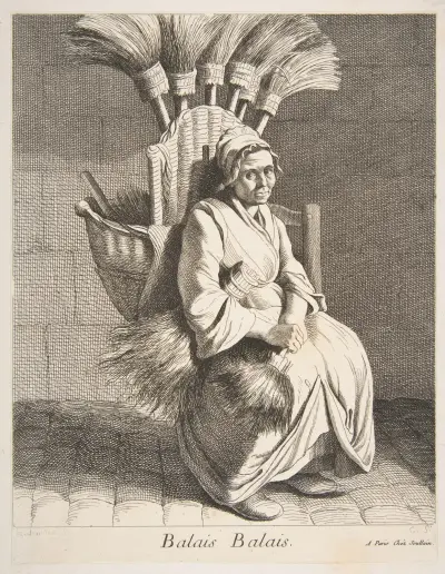 Besenförsäljaren von Edmé Bouchardon