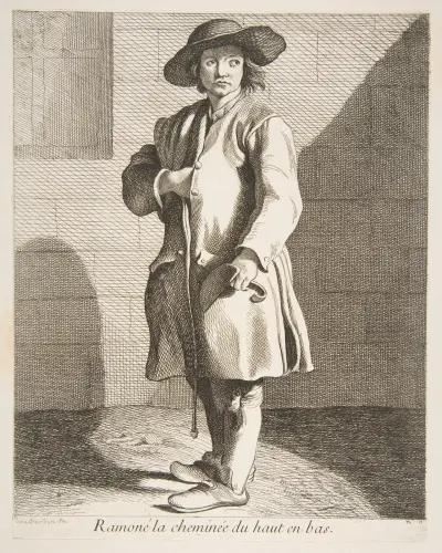 Chimney Sweep av Edmé Bouchardon