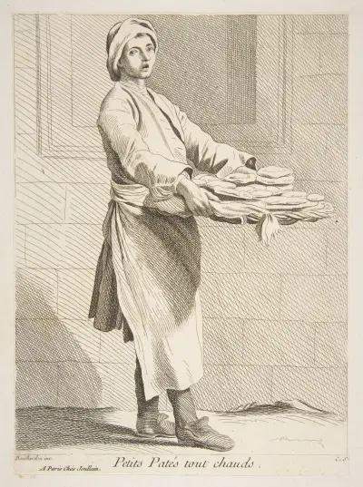 Der Pastetenverkäufer von Edmé Bouchardon