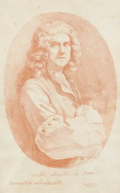 Pier Leone Ghezzi av Edmé Bouchardon