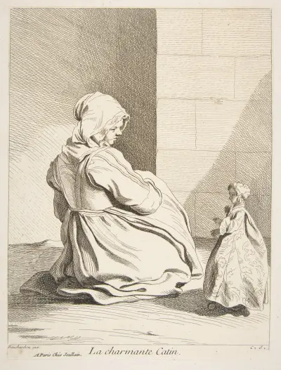 The Charming Doll av Edmé Bouchardon