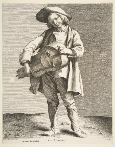 Positivspelaren av Edmé Bouchardon