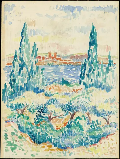 Antibes av Henri-Edmond Cross