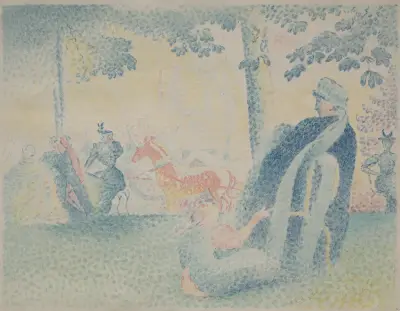 In the Park av Henri-Edmond Cross