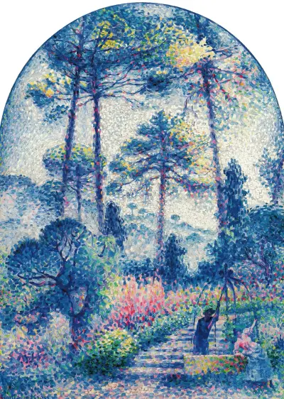 Le Jardin En Provence av Henri-Edmond Cross