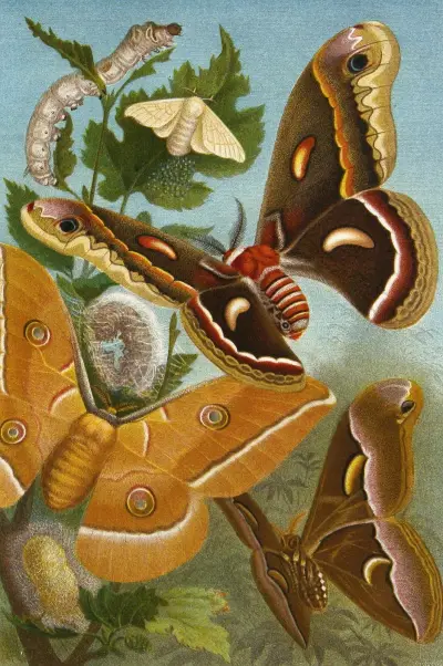 Die Insekten, Tausendfüssler und Spinnen Pl 11 av Alfred Edmund Brehm