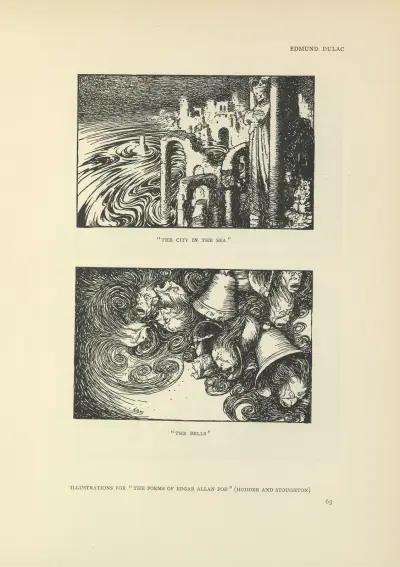 The City in the Sea; The Bells – The Poems of Edgar Allan Poe av Edmund Dulac