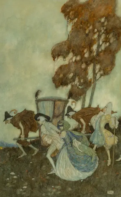 Maskeradgästerna av Edmund Dulac