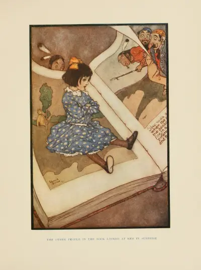 The other people in the book looked at her in surprise av Edmund Dulac