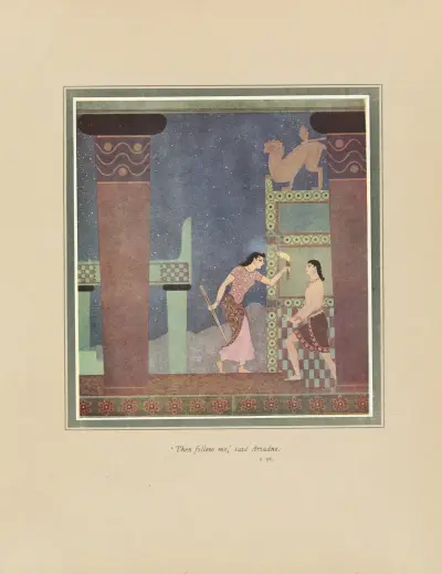 ”Följ mig då”, sade Ariadne av Edmund Dulac