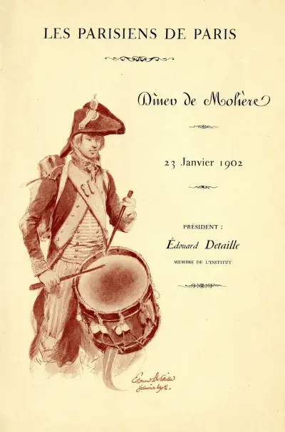 Dîner de Molière av Jean-Baptiste Édouard Detaille