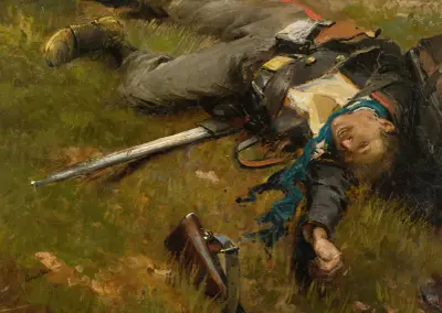Soldat (Mobile Tué) av Jean-Baptiste Édouard Detaille