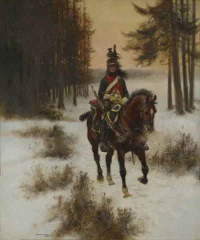 The Dragoon av Jean-Baptiste Édouard Detaille
