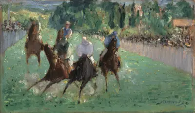 At the Races av Édouard Manet