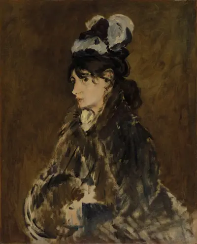 Berthe Morisot, 1869 av Édouard Manet