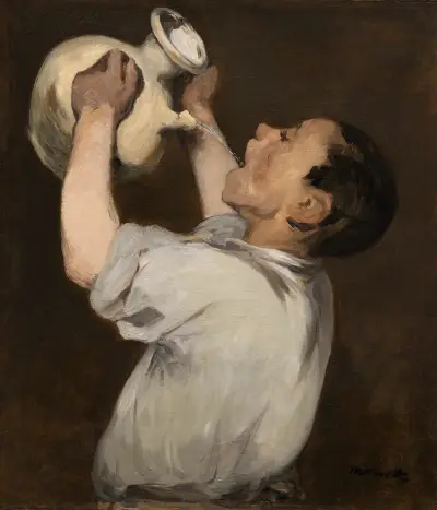 Boy with Pitcher (La Régalade) av Édouard Manet