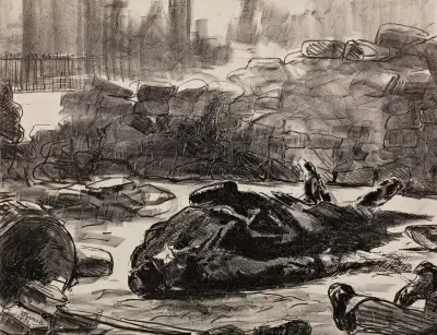 Civil War (Guerre civile), 1871 – nr 2 av Édouard Manet