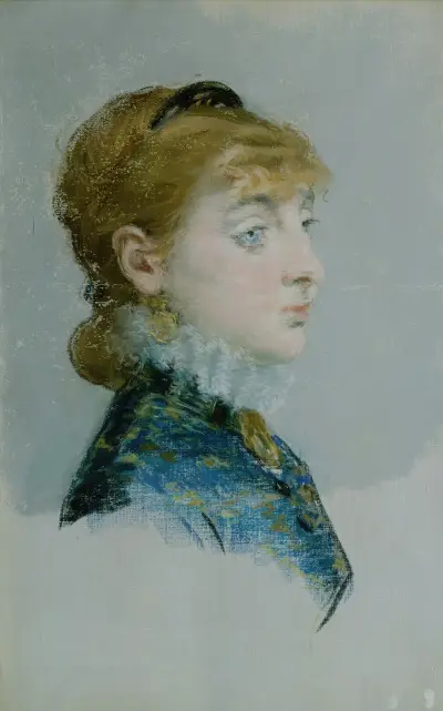 Emilie-Louise Delabigne (1848–1910), Called Valtesse de la Bigne av Édouard Manet