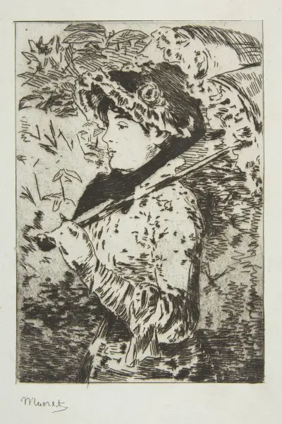 Jeanne (Spring), 1882 av Édouard Manet