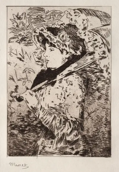 Jeanne; Spring av Édouard Manet