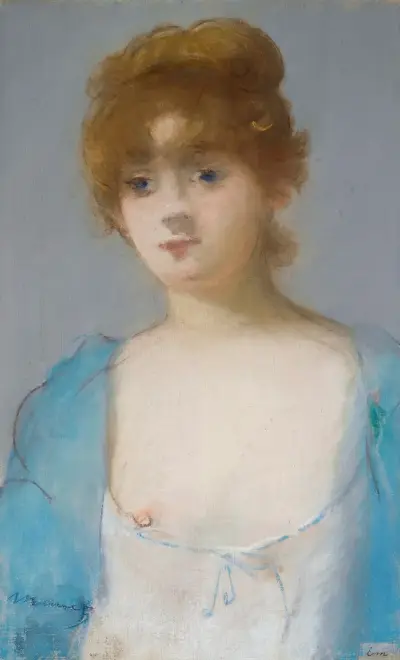 Jeune Fille En Déshabillé av Édouard Manet