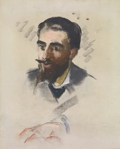 Junger Mann mit blondem Bart von Édouard Manet