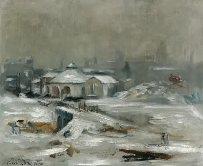 La Gare Du Chemin De Fer De Sceaux av Édouard Manet