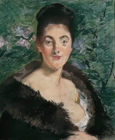 Lady in fur av Édouard Manet
