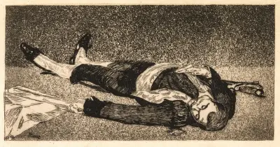 Le torero mort av Édouard Manet