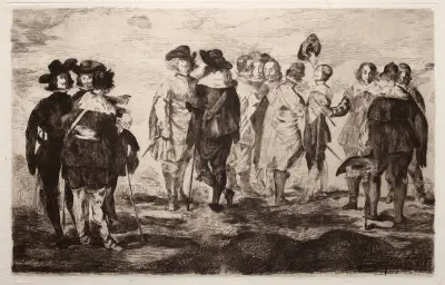 Les petits cavaliers av Édouard Manet