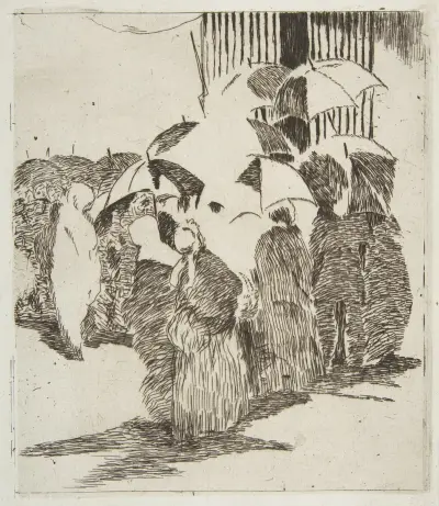 Line in front of the Butcher Shop, 1870 – nr 2 av Édouard Manet
