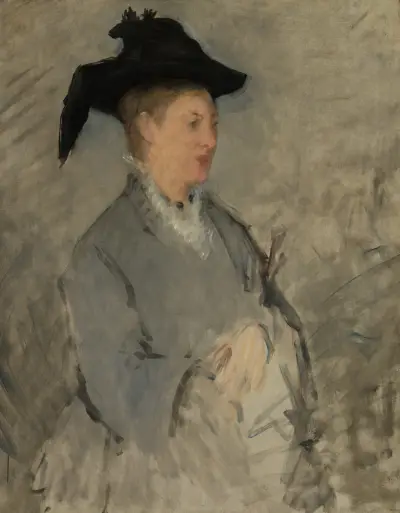Madame Edouard Manet (Suzanne Leenhoff, 1829–1906) av Édouard Manet