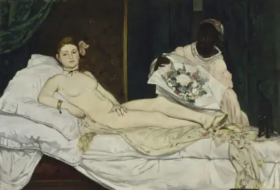 Olympia, 1863 av Édouard Manet