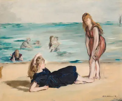 On the Beach, 1868 av Édouard Manet